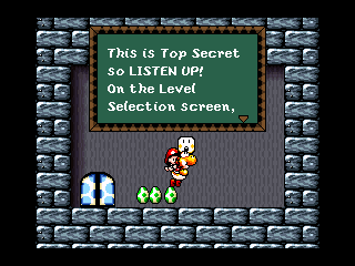 Screenshot Thumbnail / Media File 1 for Super Mario World 2 - Yoshi's Island (USA) [Hack by Golden Yoshi v1.0] (~Super Mario World 2 Plus - Yoshi's Island)